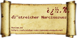 Östreicher Narcisszusz névjegykártya